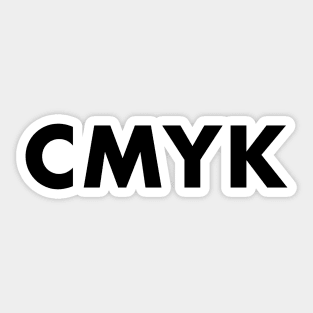 CMYK PT Shirt Sticker